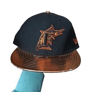 Florida marlins fitted hat 7 1/8